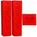 Produktbild: Schwarzkopf Igora Royal 2 x 60 ml 9,5-29 extra hellblond pastell lavendel Haarfa