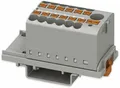 Produktbild: Phoenix Contact CONTACT PTFIX 6/12X2,5-NS35 GY Verteilerblock, Block mit senkrechter Ausrichtung und integrierter Einspeisung, 690 V, 24 A, Anzahl der Anschlüsse 13, Querschnitt 0,14 mm²-4 mm² Grau