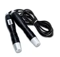 Produktbild: EmpireAthletics Springseil, Stahl Springseil in SCHWARZ - Super Dünnes Komfortables Speed Rope