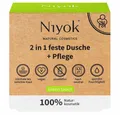 Produktbild: Niyok Feste Duschseife in feste Dusche Pflege Green Touch, Grün, 80 g