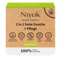 Produktbild: Niyok Feste Duschseife 2in1 feste Dusche+Pflege - Green touch 80g