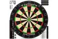 Produktbild: KESSER Dartscheibe Classic 45cm mit 9 Dartpfeilen mit Metallspitze, Dartscheibe Sisal mit Dartpfeile Professional Dartboard