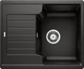 Produktbild: Blanco Zia 40 S Granitspüle ohne ablauffernbedienung, reversibel, schwarz (526006)