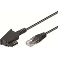 Produktbild: Goobay TAE-F Anschlusskabel für DSL / VDSL TAE-F-Stecker > RJ45-Stecker (8P2C) (51233)