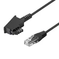 Produktbild: 3m Anschlusskabel TAE F Stecker auf RJ45 Stecker DSL VDSL Router Kabel Telefon