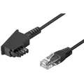 Produktbild: goobay TAE-F/RJ-45 DSL-Kabel 3,0 m schwarz, 1 St.