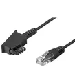 Produktbild: goobay TAE-F/RJ-45 DSL-Kabel 3,0 m schwarz, 1 St.