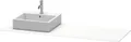 Produktbild: Duravit XSquare Konsole, 1 Ausschnitt links, 1600x16x550mm, XS060HL1818