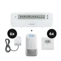 Produktbild: Homematic IP Fußbodenheizungs-Set motorisch für 6 Räume - mit Control Unit