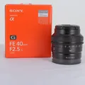 Produktbild: Sony SEL FE 40mm F/2.5 G