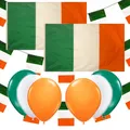 Produktbild: 68 Stück st Patricks Tag Flaggen Fahnentuch & Ballons Irisch Party Dekorationen