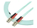 Produktbild: StarTech.com 5m Fiber Optic Cable - 10 Gb Aqua - Multimode Duplex 50/125 - LSZH - LC/LC - OM3 - LC to LC Fiber Patch Cable - Patch-Kabel - LC Multi-Mode (M)