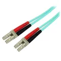 Produktbild: StarTech.com 5m 10Gb Aqua 50/125 Duplex Multimode LSZH LWL- /Glasfaser Patchkabe