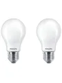 Produktbild: Philips LED-Lampe Classic Standard 7W/827 (60W) Frosted 2-pack E27