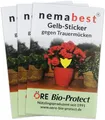 Produktbild: nemabest® 30 Gelb-Sticker gegen Trauermücken, steckbare und giftfreie Gelbtafeln