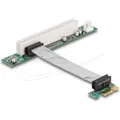Produktbild: Delock Riser Karte PCI Express x1 > PCI 32Bit mit flexiblem Kabel links gerichtet (41856)