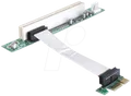 Produktbild: DELOCK 41856 - Riser Karte PCIe x1 > PCI, 9 cm, linksgerichtet