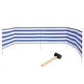 Produktbild: Garronda Strand Windschutz Sichtschutz 6m lang Plus Gummihammer GAEX001 (Streifen, 6 m)