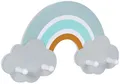 Produktbild: Regenbogen-Garderobe für Babys und Klein-Kinder aus Holz, hochwertige Gardero...