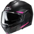 Produktbild: Motorrad Helm XS - HJC i100 Beis MC9SF Klapphelm - schwarz-pink matt
