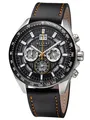 Produktbild: REGENT Herrenuhr Chronograph mit Lederband Chrono 11110943