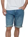 Produktbild: TOM TAILOR Jeans Shorts Herren Stretch Kurz Regular Slim Fit Josh Kurze Hosen Bermuda Shorts Sommer Denim Einfarbig Blau w36, Größe:W 36, Farbe:Light Stone Blue Denim (10142)
