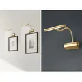Produktbild: Trio - Flexible led Wandleuchte / Bilderleuchte curtis Messing matt, Drehdimmer