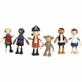 Produktbild: Legler Small Foot Biegepuppen Piraten Figuren, Spielfiguren, 6-tlg., ab 3 Jahren