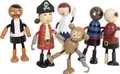 Produktbild: Biegepuppen Piraten Figuren