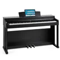 Produktbild: Top Anfänger Kinder Digitalpiano 88 Tasten Touch Response Hammermechanik Schwarz