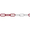 Produktbild: DÖRNER + HELMER DIN5685-1 Absperrkette rot-weiß verzinkt 6 mm 1 Bund=15 Meter