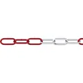 Produktbild: DÖRNER + HELMER DIN5685-1 Absperrkette rot-weiß verzinkt 6 mm 1 Bund=15 Meter