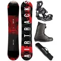 Produktbild: Airtracks Snowboard Herren Snowboard Komplett Set Eight Rocker Wide » Mod. 25 (Snowboard Set Eight Rocker+Bindung Master+Boots+Bag, 4 St., 4er Pack) 44 Master Atop | 160 cm