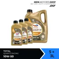 Produktbild: Total Quartz Racing 10W-50 API SN ACEA A3/B4 5+3 Liter = 8 Liter