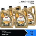 Produktbild: Total Quartz Racing 10W-50 API SN ACEA A3/B4 4x5 Liter = 20 Liter