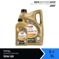 Produktbild: Total Quartz Racing 10W-50 API SN ACEA A3/B4 5+1 Liter = 6 Liter