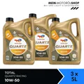 Produktbild: Total Quartz Racing 10W-50 API SN ACEA A3/B4 3x5 Liter = 15 Liter