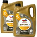 Produktbild: 2x5 Liter Total Quartz Racing 10W50 Motoröl Vollsynthetisch 10W-50 PEUGEOT