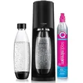 Produktbild: Sodastream Wassersprudler Terra, schwarz, mit 1 Kunststoffflasche und 1 Zylinder