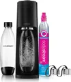 Produktbild: SodaStream Wassersprudler Terra | CO2-Zylinder Quick-Connect | 1L spülmaschinenfeste Flasche | BPA-frei | Schwarz