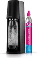 Produktbild: SodaStream TERRA Wassersprudler Schwarz inkl. 1L PET-Flasche + 1 CO2-Zylinder