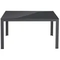 Produktbild: Alu Gartentisch Houston/Toronto 140x92x74cm - Grau/Schwarz