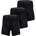 Produktbild: Under Armour Herren Tech Performance Boxershorts im 3er-Pack, 15 cm Beinlänge – atmungsaktiv, feuchtigkeitsableitend, weiches Tragegefühl, ganz... - Schwarz - L