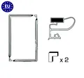 Produktbild: Universal Kühlschrank Türdichtung Set Mit Eingesetzt Magnet System, 1300x700mm