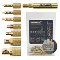 Produktbild: 7x Lötspitzen/Einschmelzhilfe Set  Lötkolbenspitzen für Gewindeeinsätze M2 / ...