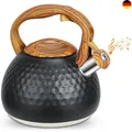 Produktbild: Wasserkessel Induktion 3L Flötenkessel Teekessel Gasherd Wasserkocher Edelstahl