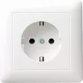 Produktbild: Gira 044003 Steckdose Wandsteckdose Standard 55 Vollplatte reinweiß glänzend