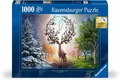 Produktbild: 1000 Teile Ravensburger Puzzle Der magische Hirsch und 4 Jahreszeiten 12001088