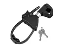 Produktbild: Strap Rahmenhalter kurz Ø 25+30mm, Schwarz/Silber