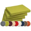 Produktbild: sunnypillow Stuhlkissen 4er Set Kissen 40 x 40 x 5 cm, Sitzkissen Sitzauflage für Stühle, Bänke grün 5 cm